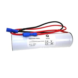 Batteripakke 2445-210, (2,4V-4,5AH-S-+6,3 HUNN-4,8 HUNN)