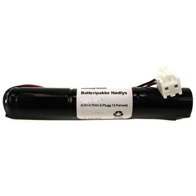Batteripakke 3606-359 (3,6V-0,6Ah-S-Plugg 13)