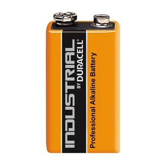 9Volt Duracell Industrial, 6LR61 -  Alkalisk batteri