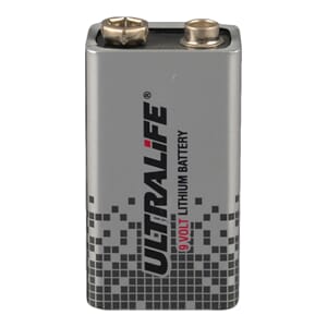 9Volt Ultralife Lithium batteri, 10-års