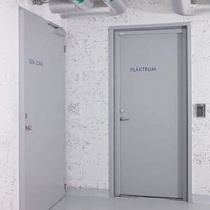 Branndør S60 - 160x210 cm., Ei60, grunnet