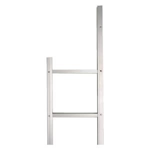 Brannstige 4,8 meter m/utløserstasjon, eloksert