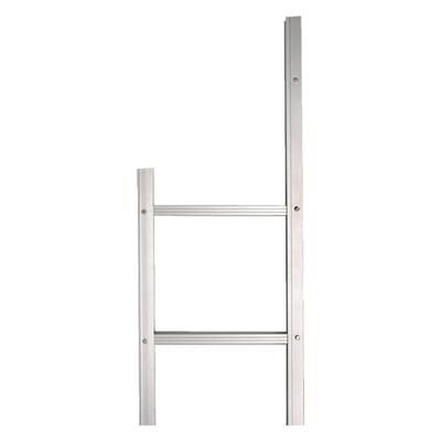 Brannstige 4,8 meter m/utløserstasjon, eloksert