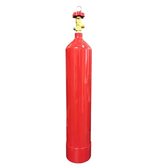 Co2-Flaske med skruventil, 5kg, fylt, stål