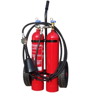 Slokkevogn Co2, 10 kg. (2x5 kg) 144B, EN1866