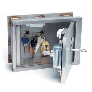 Nøkkelsafe retangulær for brannvarslingsanlegg