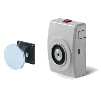 Dørholdemagnet m/anker, 24VDC m/utløserknapp