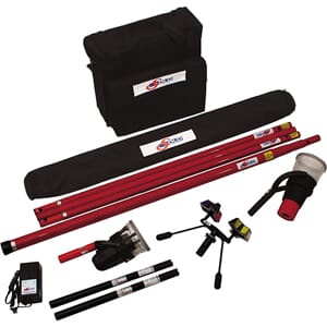 Solo startpakke Røyk- og varmedetektorer - 9m høyde m/batt.