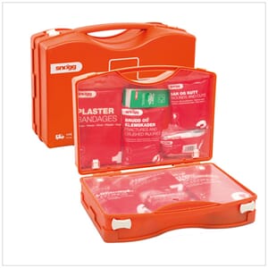 Førstehjelpskoffert, Snøgg COMBI m/veggbrakett, komplett
