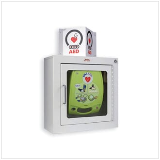 Veggskap for Zoll AED Plus m/alarm