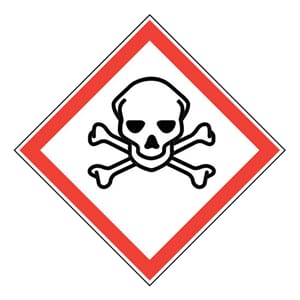 CLP Faremerker "Akutt helsefare" rull â 250 stk 30x30mm