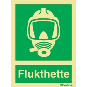 Flukthette m/tekst - 15x20cm