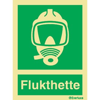 Flukthette m/tekst - 15x20cm
