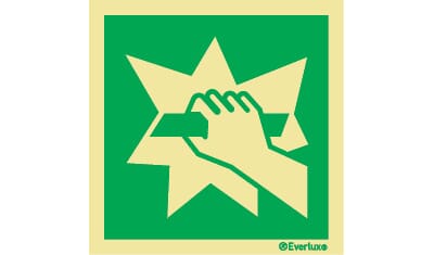 Nødåpner - Panikkbeslag, 20x20 cm.