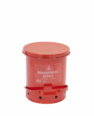 Brannsikker beholder, 23 ltr.