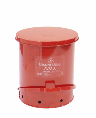 Brannsikker beholder, 53 ltr.