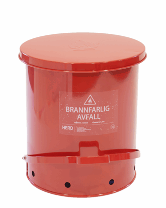 Brannsikker beholder, 80 ltr.