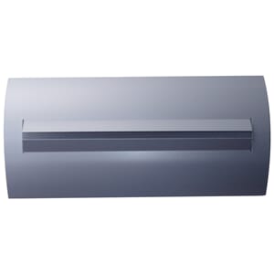 EVOLUX Alum. deksel f/nedhengt 2-sidig armatur