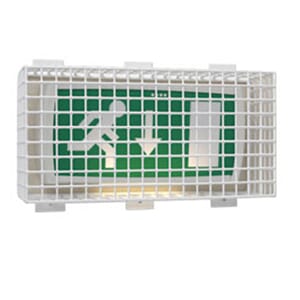 Ballgitter for nødlys. 160(h) x 460(b) x 150(d) mm