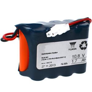 Batteripakke 1017-902, (10,8V -  1,7Ah - Rx2 - Plugg12)