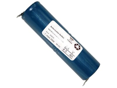 Batteripakke 2445-203, (2,4V 4,5Ah-S- FLS +-4,8)