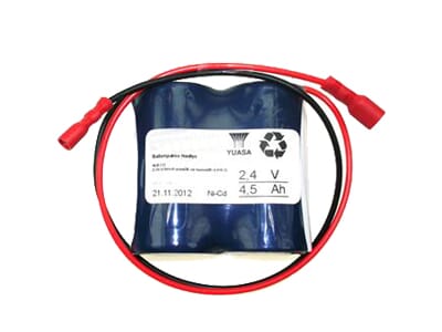 Batteripakke 2445-212, (2,4V-4,5Ah-R-/35 cm ledning)