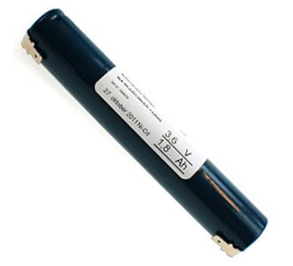 Batteripakke 3618-308, (3,6V - 1,8Ah - S - Fl. -+4,8)