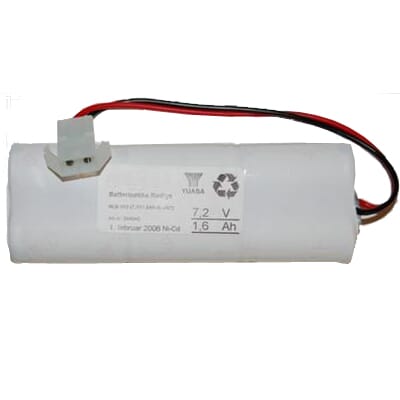 Batteripakke 7216-602, (7,2V - 1.6 Ah - Sx2 - JST)