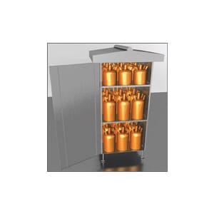 Propanskap for 27 flasker, C-skap