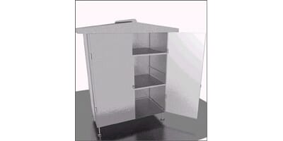 Propanskap for 54 flasker - B-skap