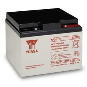 Batteri Nødlyssentral 12V - 24Ah, Blybatteri