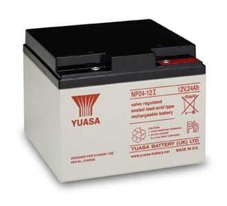 Batteri Nødlyssentral 12V - 24Ah, Blybatteri