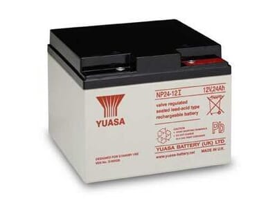 Batteri Nødlyssentral 12V - 24Ah, Blybatteri