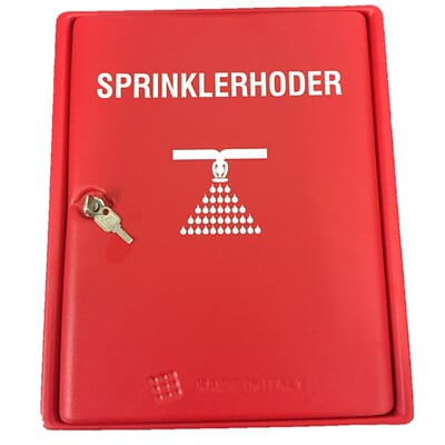 Skap for sprinklerhoder, 30x36,5x5 cm, 750 gr.