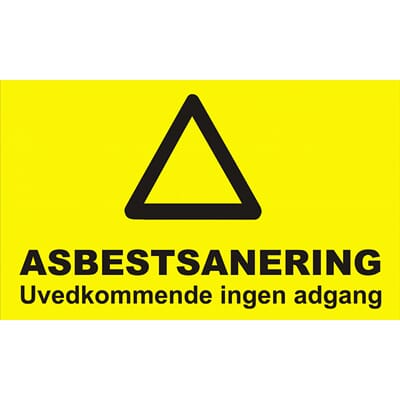 ASBESTSANERING - Ingen adgang