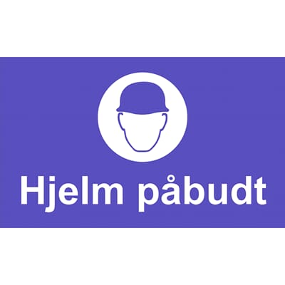 Hjelm påbudt
