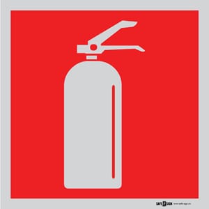 Brannslokker - Refl. PVC