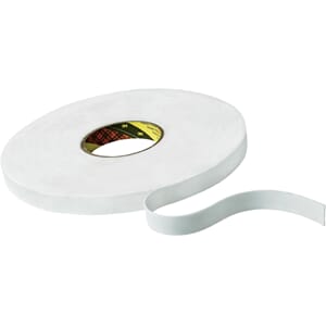 Dobbeltsidig Tape - 1 mm x 19 mm x 50 m.