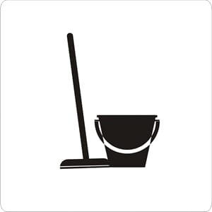 Bøttekott - Klebe hvit, 9x9cm