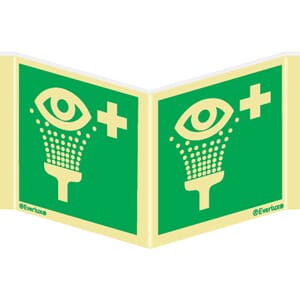 Plogskilt, øyeskyll - 15x15 cm.