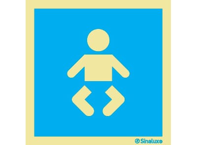 Informasjonsskilt - Stellerom, 20x20 cm.