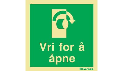 Dørvrider - Høyre, 20x20 cm.