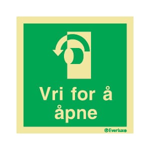 Dørvrider - Venstre, 20x20 cm.