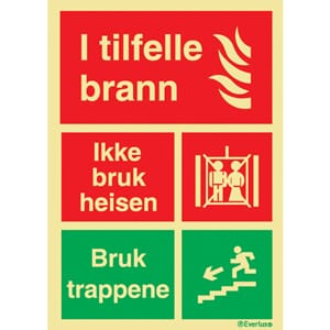 Heisskilt - 15x20 cm.