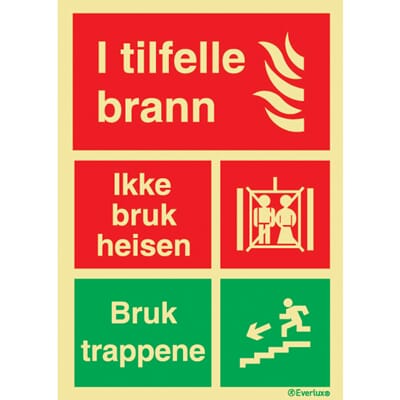 Heisskilt - 15x20 cm.