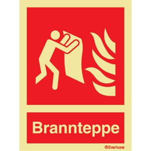 Brannteppe - 15x20 cm.