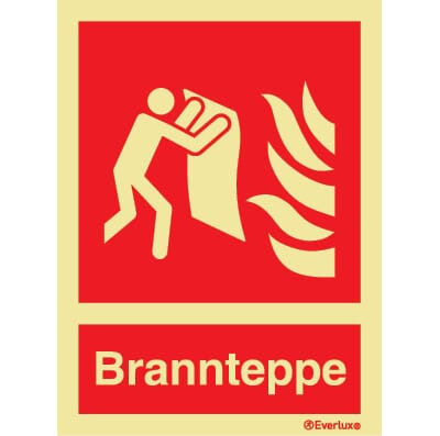 Brannteppe - 15x20 cm.