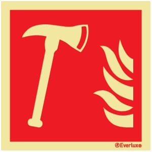 Brannøks - 15x15 cm.