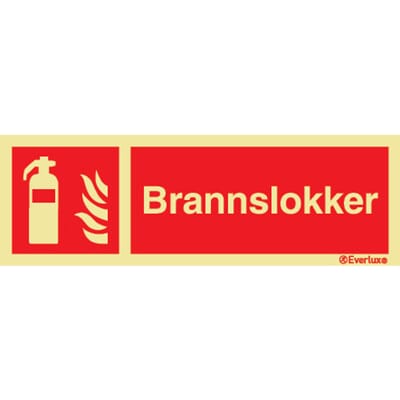 Brannslukker - 30x10 cm.
