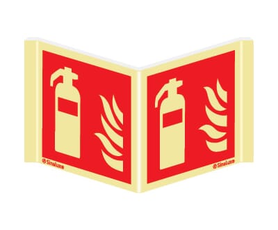 Brannslukker - Plogskilt